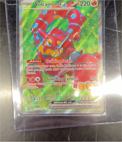 2017 Pokémon TCG Journey Together #171/159 Volcanion ex — front