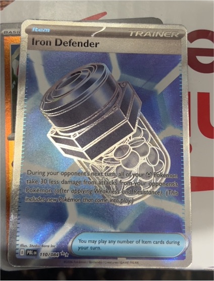 2025 Pokemon #110 Iron Defender — front