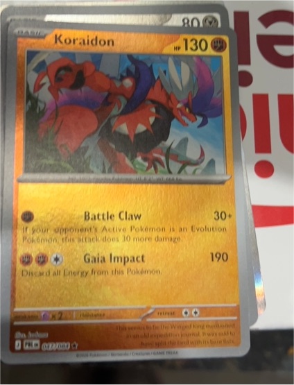 2023 Pokémon #047 Koraidon — front