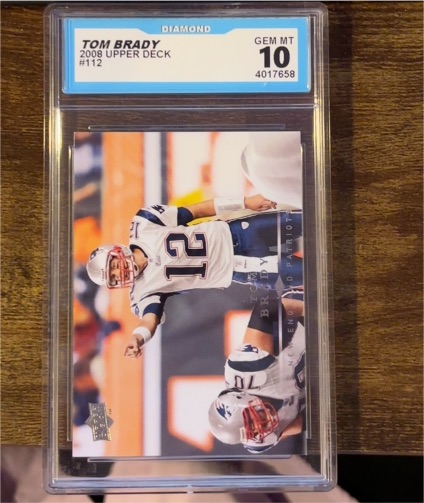 2008 Upper Deck #112 Tom Brady — front