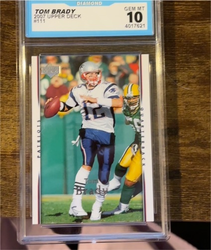 2007 Upper Deck #111 Tom Brady — front