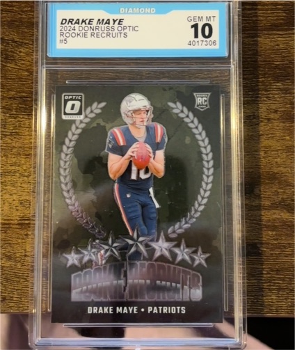 2024 Donruss Optic Rookie Recruits #5 Drake Maye — front