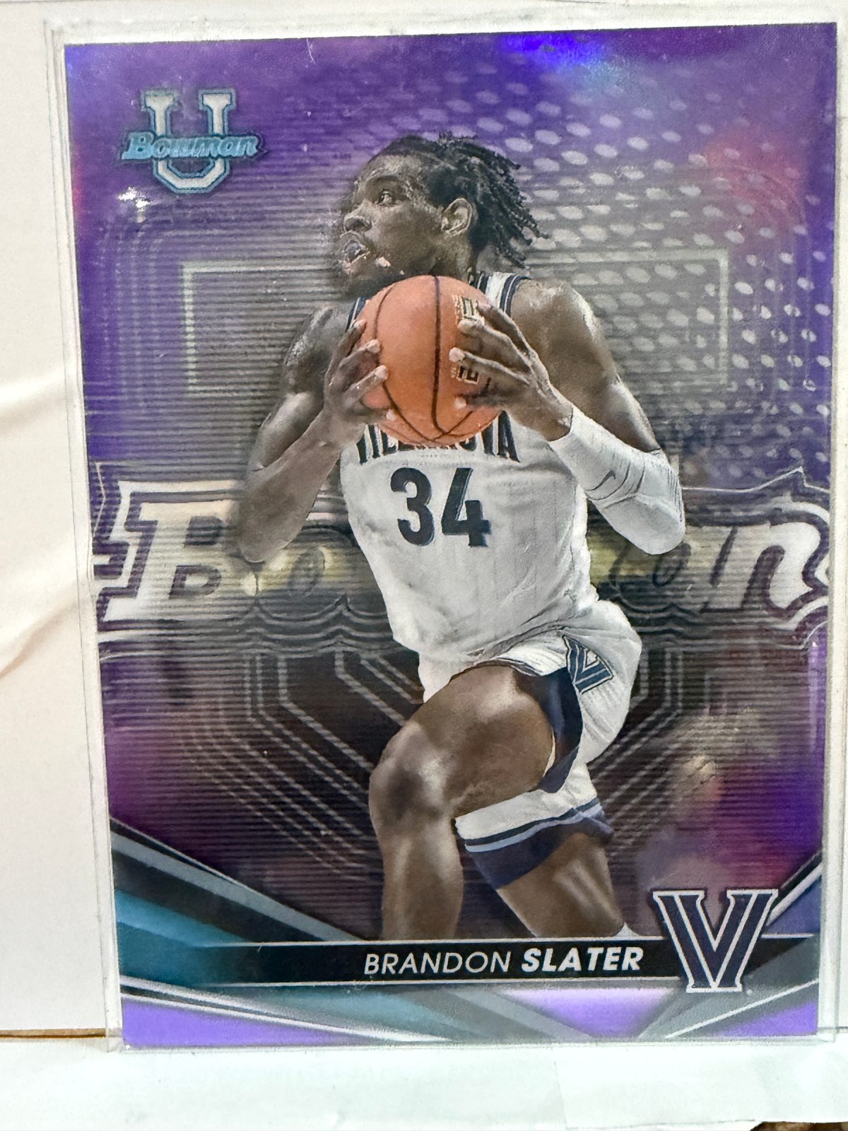 2022-23 Bowman University Best #58 Brandon Slater — front