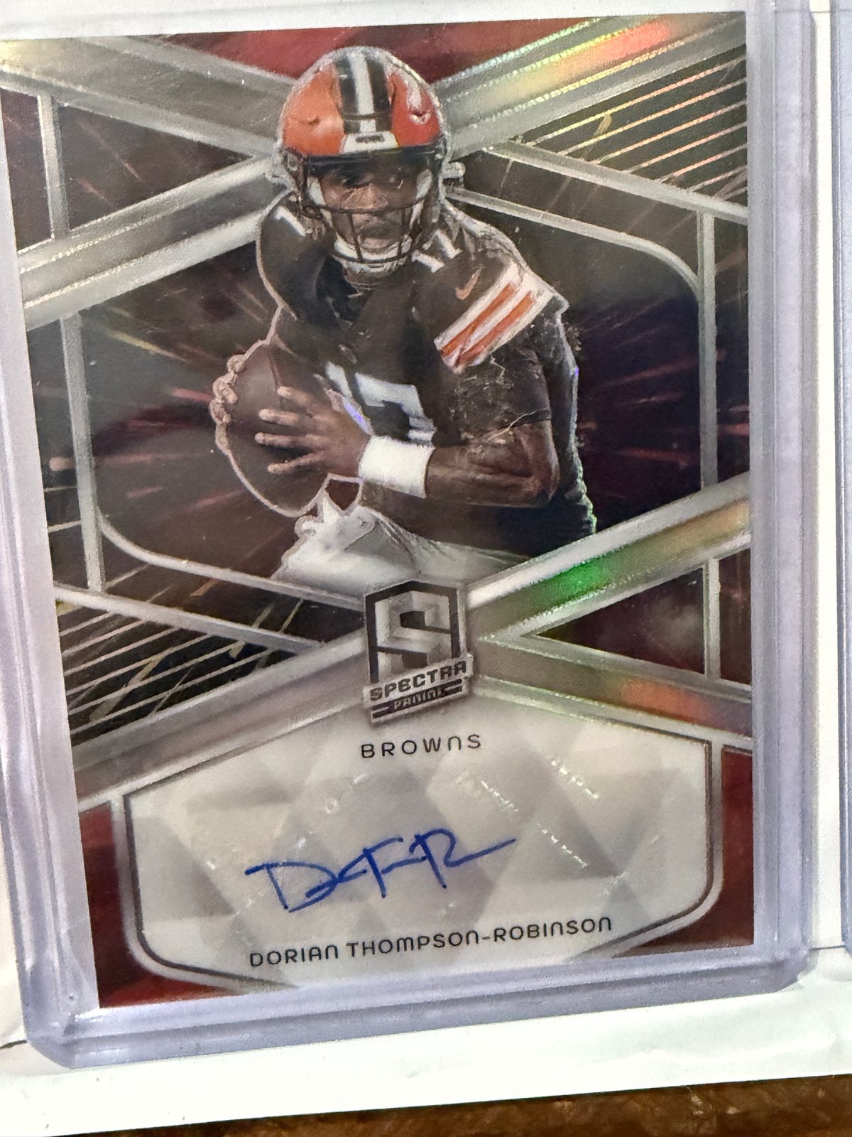 2024 Panini Spectra Signatures #SIG-DTR Dorian Thompson-Robinson — front