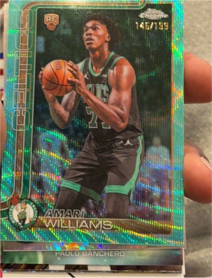 2025-26 Topps Chrome Update #197 Amari Williams — front