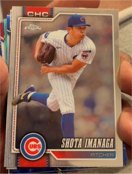 2026 Topps Chrome #161 Shota Imanaga — front