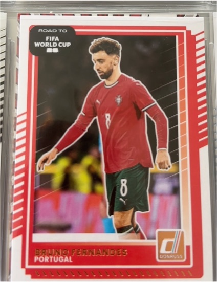 2025-26 Panini Donruss Road to FIFA World Cup #90 Bruno Fernandes — front