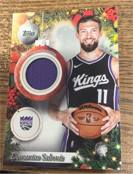 2025-26 Topps Holiday #PR-DS Domantas Sabonis — front