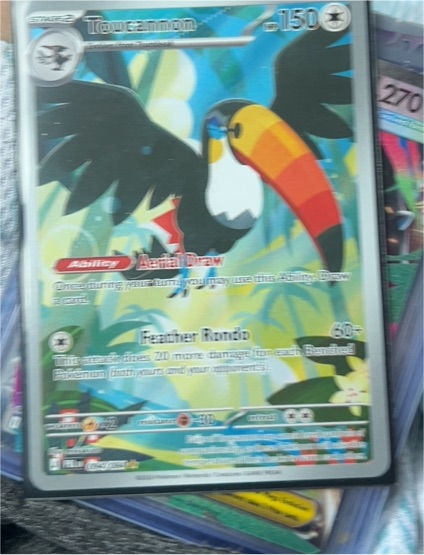 2026 Pokémon TCG #094 Toucannon Pitch Black Illustration Rare — front