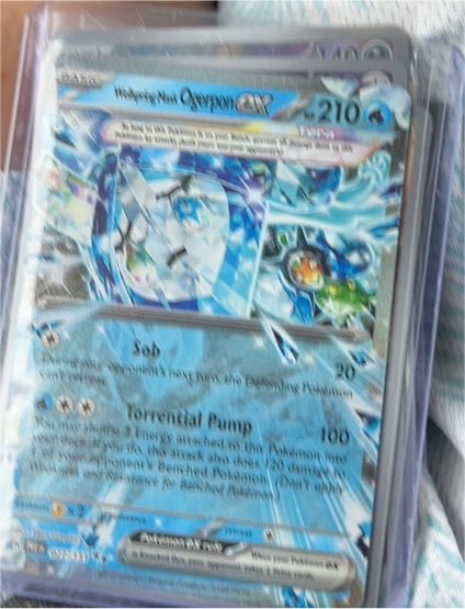 2023 Pokémon Wellspring Mask Ogerpon ex #210 — front