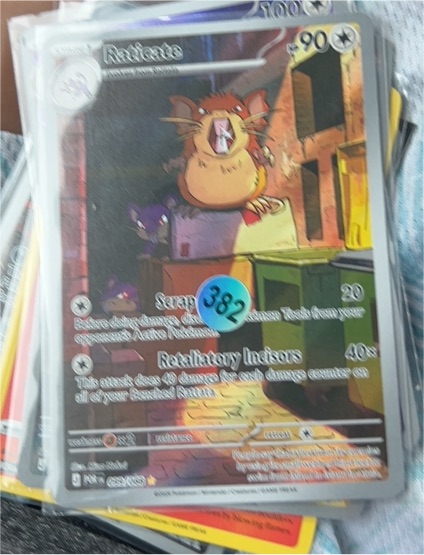 2023 Pokémon GO #099/088 Raticate Perfect Order Illustration Rare — front