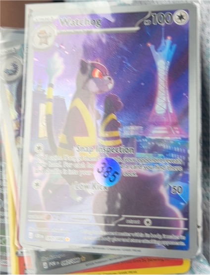 2026 Pokémon TCG Chaos Rising #097/086 Watchog Illustration Rare — front