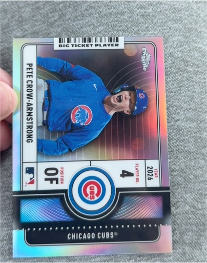 2026 Topps Chrome #BTP-13 Pete Crow-Armstrong Big Ticket Players — front