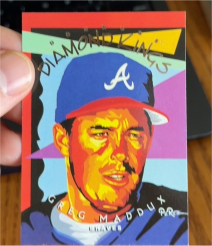 1994 Donruss Diamond Kings #DK-22 Greg Maddux — front