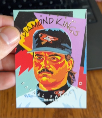 1995 Donruss Diamond Kings #DK-23 Rafael Palmeiro — front