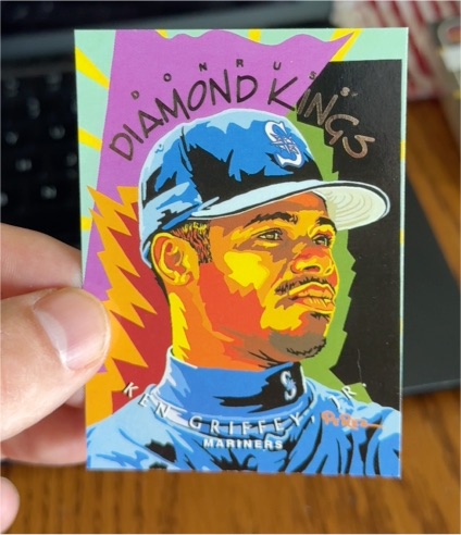 1994 Donruss Diamond Kings #DK-27 Ken Griffey Jr. — front