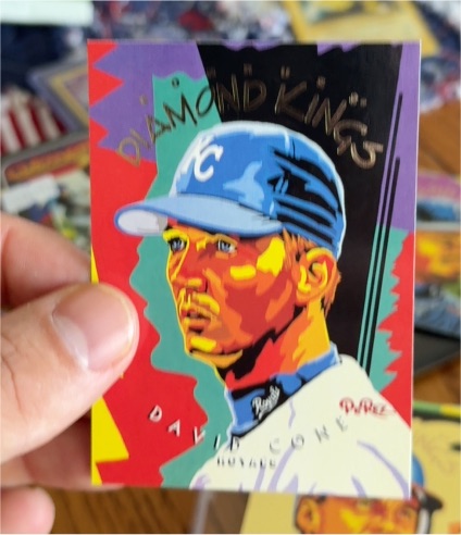 1995 Donruss Diamond Kings #DK-25 David Cone — front