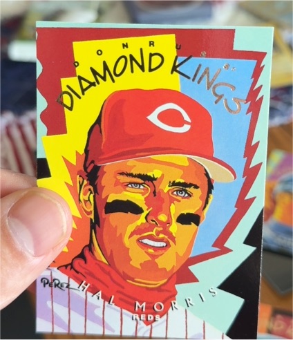 1995 Donruss Diamond Kings #DK-20 Hal Morris — front