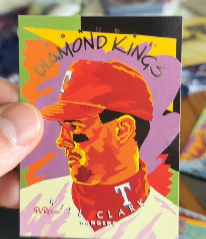 1995 Donruss Diamond Kings #DK-17 Will Clark — front