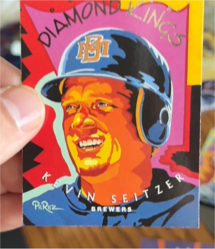 1995 Donruss Diamond Kings #DK-13 Kevin Seitzer — front