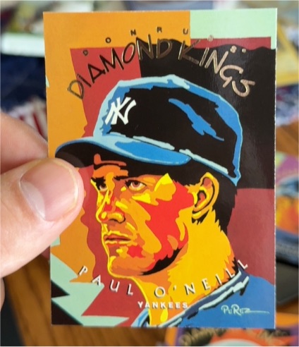 1995 Donruss Diamond Kings #DK-7 Paul O'Neill — front