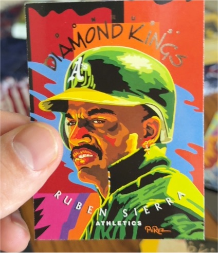 1995 Donruss Diamond Kings #DK-5 Ruben Sierra — front