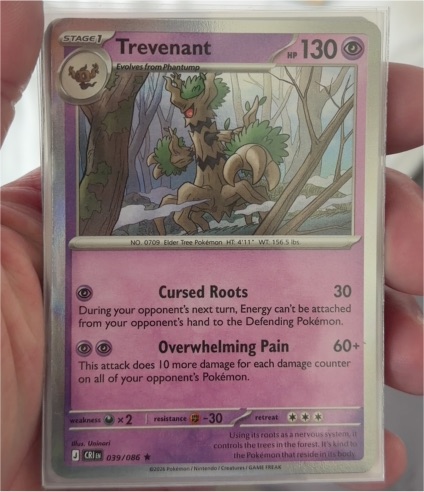 2021 The Pokémon Company Trevenant 039/086 — front