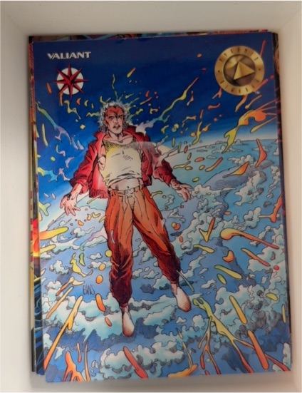 1993 Upper Deck Pyramid Valiant Solar Man of the Atom #24 — front