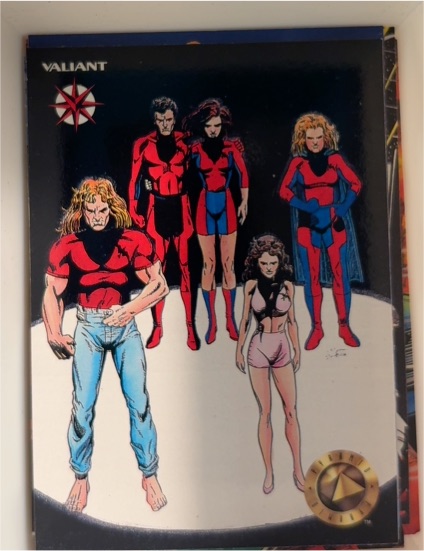 1993 Upper Deck Valiant Era Unseen Art #U4 Harbinger — front