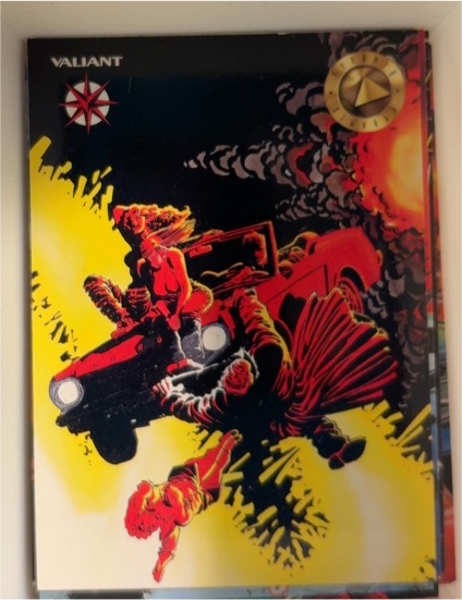1993 Upper Deck The Valiant Era #52 Harbinger August #8 — front