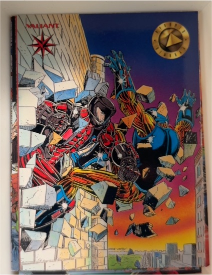 1993 Upper Deck The Valiant Era #65 X-O Manowar — front