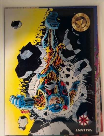 1993 Upper Deck Pyramid The Valiant Era #66 X-O Manowar — front