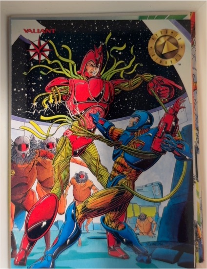 1993 Upper Deck The Valiant Era #71 X-O Manowar — front