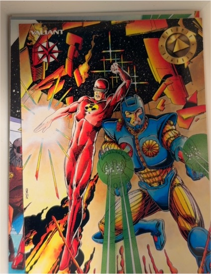 1993 Upper Deck The Valiant Era #72 X-O Manowar — front