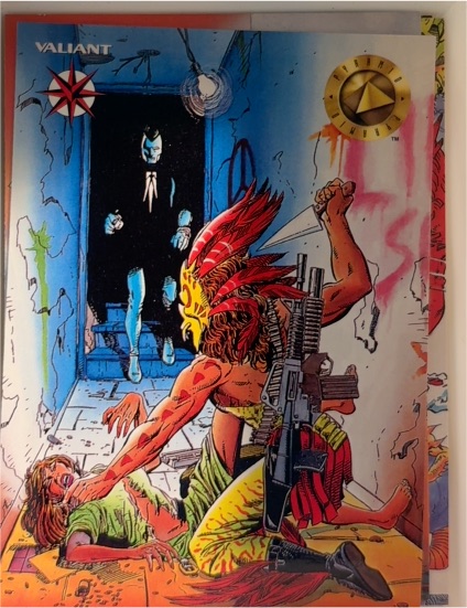 1993 Upper Deck Pyramid Valiant Shadowman #83 — front