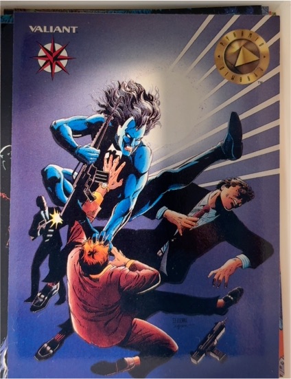 1993 Upper Deck The Valiant Era #91 Shadowman — front