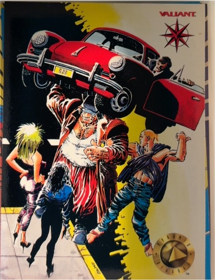 1993 Upper Deck The Valiant Era #97 Archer & Armstrong August #1 — front