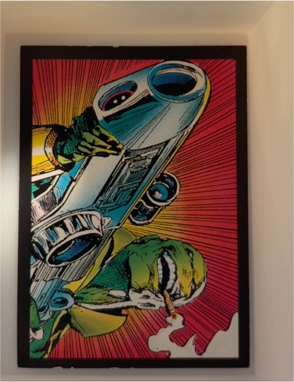 1992 Comic Images Marvel Ghost Rider II #2 Zodiak — front