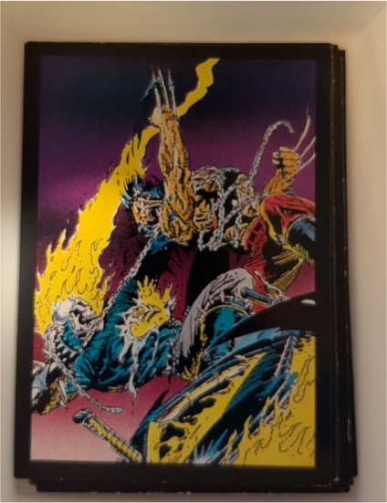 1992 Comic Images Marvel Ghost Rider II #45 Hot Heads — front