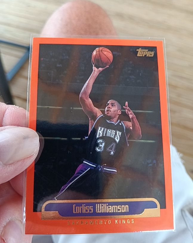 1999-00 Topps #154 Corliss Williamson — front