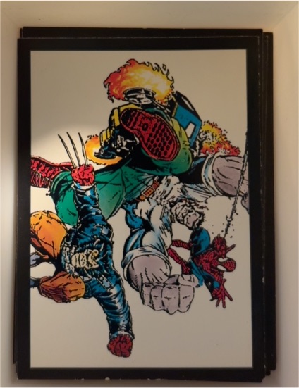 1992 Comic Images Marvel Ghost Rider II #54 Fantastic Four — front
