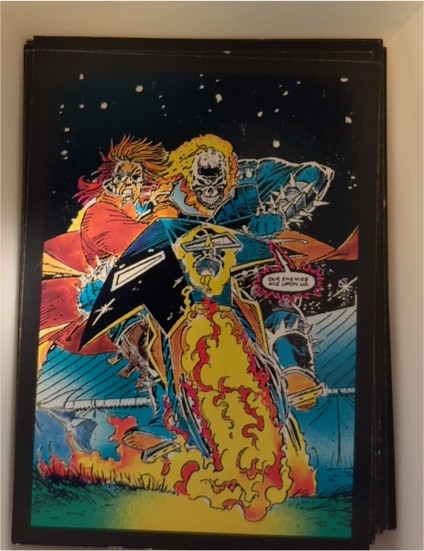 1992 Comic Images Ghost Rider II Base Card — front