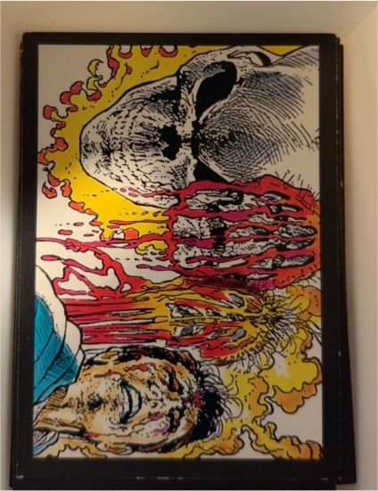 1992 Comic Images Marvel Ghost Rider II #70 Transformation — front