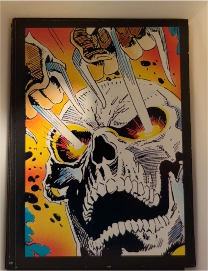 1992 Comic Images Marvel Ghost Rider II #73 Powers and Abilities — front