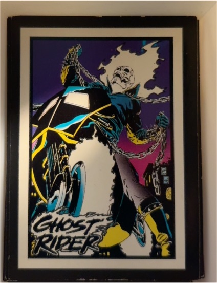 1992 Comic Images Ghost Rider #G4 Power Source — front