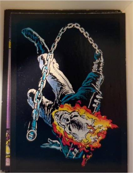 1992 Comic Images Ghost Rider II #72 Chain — front