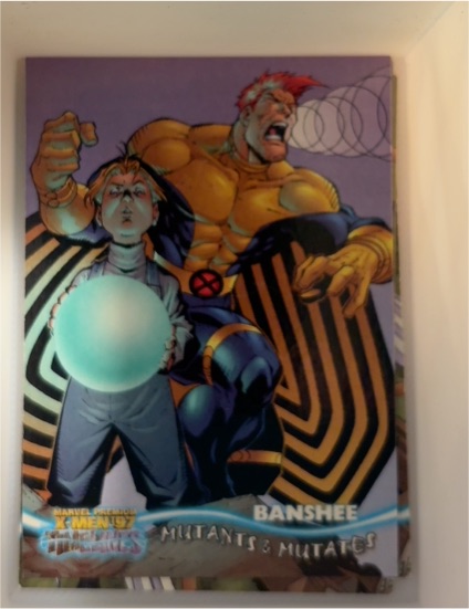 1997 Fleer Marvel Premium X-Men Timelines #3 Banshee — front