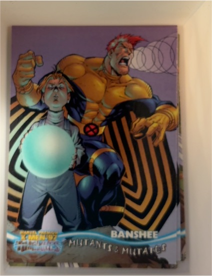 1997 Fleer Marvel Premium X-Men Timelines #3 Banshee — front