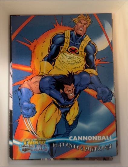 1997 Fleer Marvel Premium X-Men Timelines #7 Cannonball — front