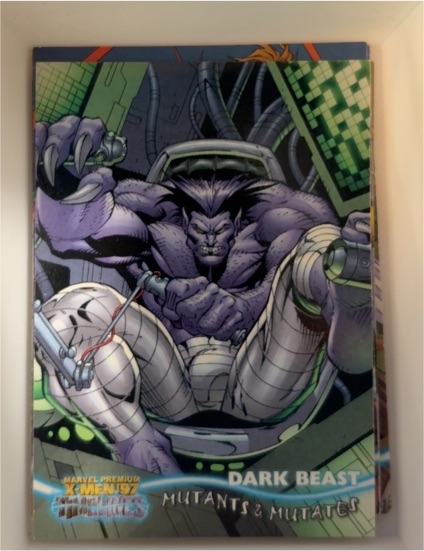 1997 Marvel Premium X-Men Timelines #10 Dark Beast — front